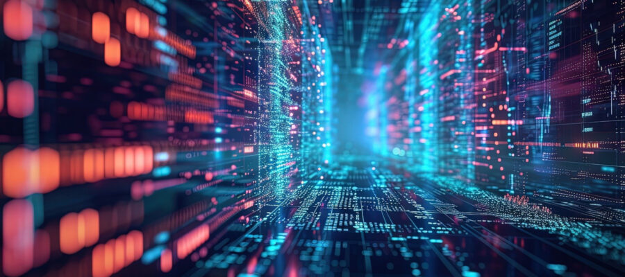 A digital information and data cloud augmented in a virtual server